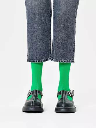 HAPPY SOCKS | Damen Socken SOLID SOCK Gr. 36 - 40 green | 